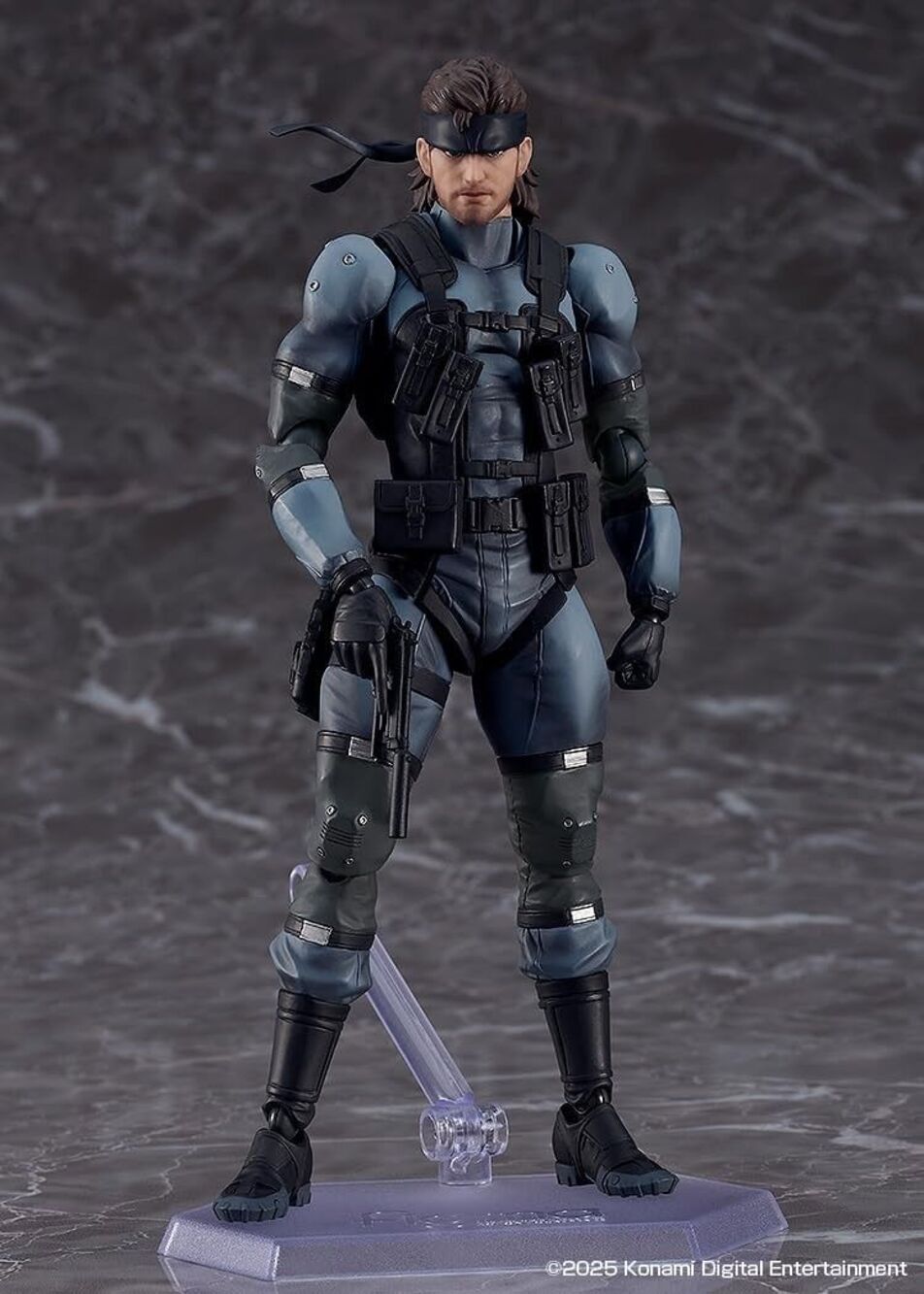 Figma Metal Gear Solid 2 Sons of Liberty Solid Snake MGS2 Ver. Updated Edition